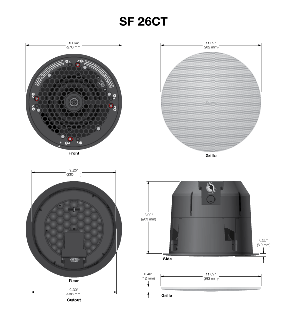 SF 26CT﻿ Panel Drawing