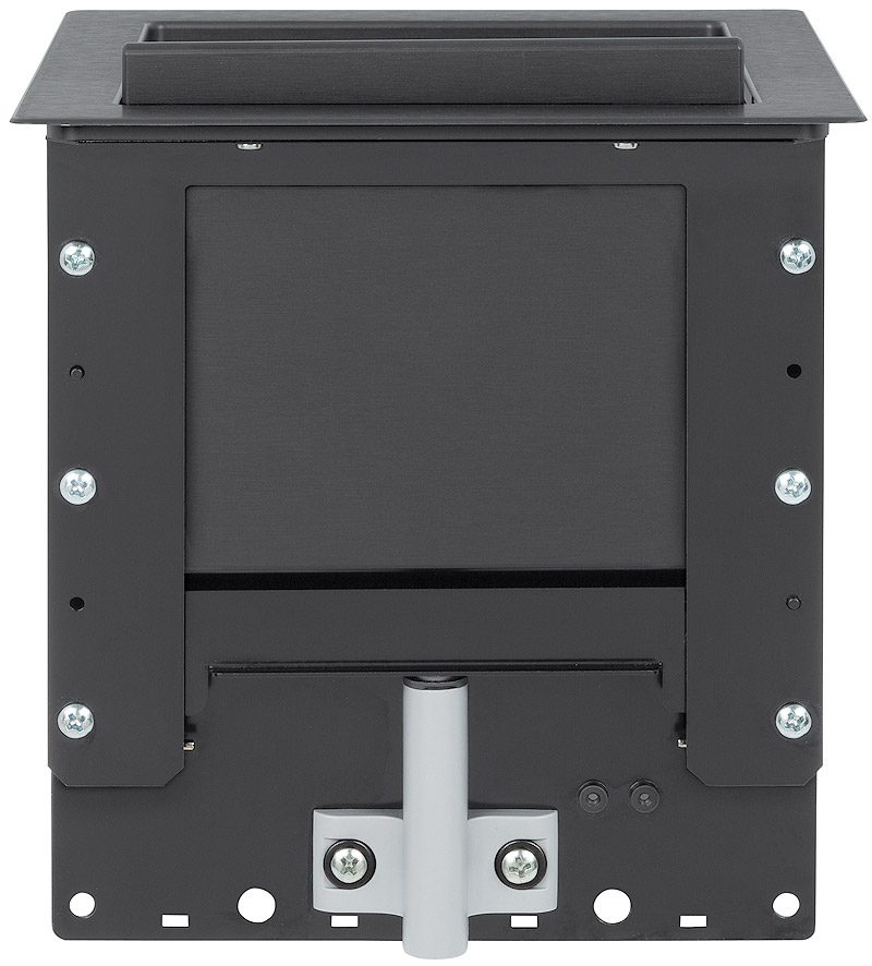 Integrated lid damper for smooth, quiet operation