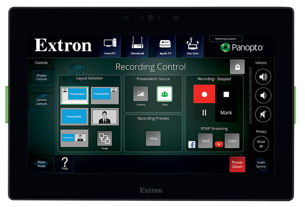 Extron TouchLink Pro 控制触摸屏