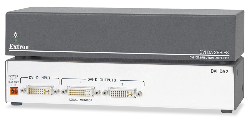 DVI DA2 - 2 路输出 DVI 分配放大器