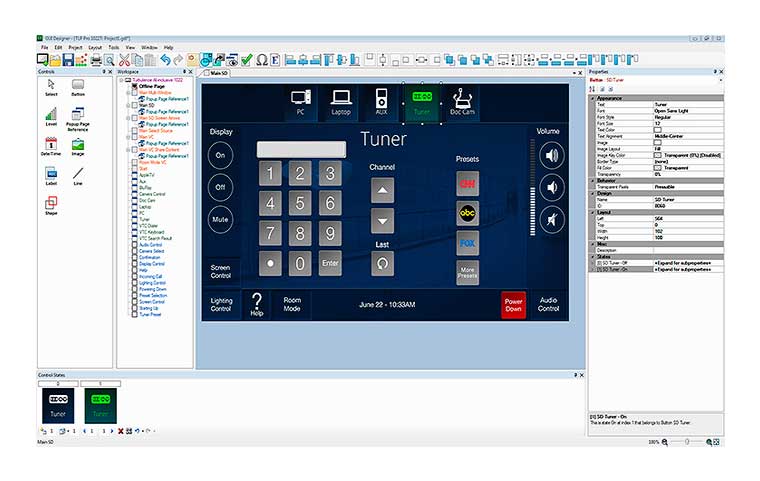 开启至 GUI Designer 的放大图片