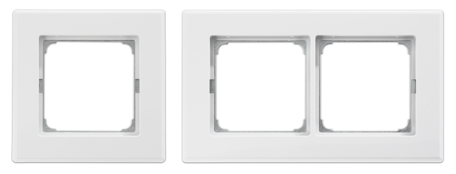 Compatible with one-gang and two-gang enclosures
