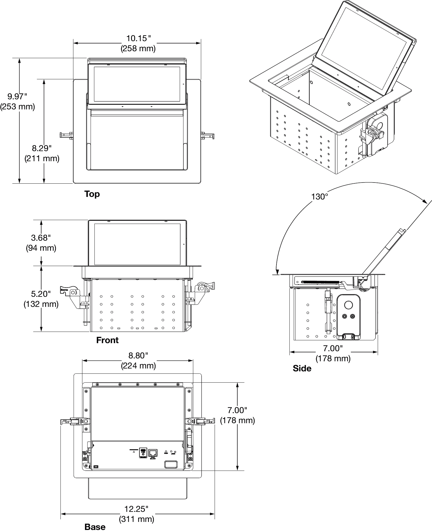 TLP Pro 835C Specifications 1