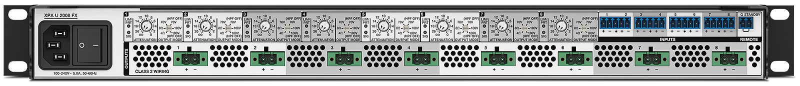 XPA U 2008 FX, 后视图